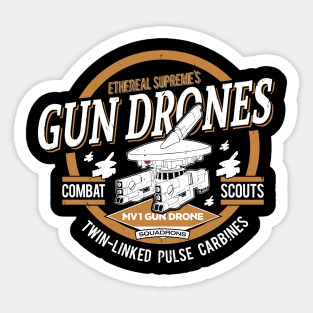 Gun Drones - Damaged Sticker